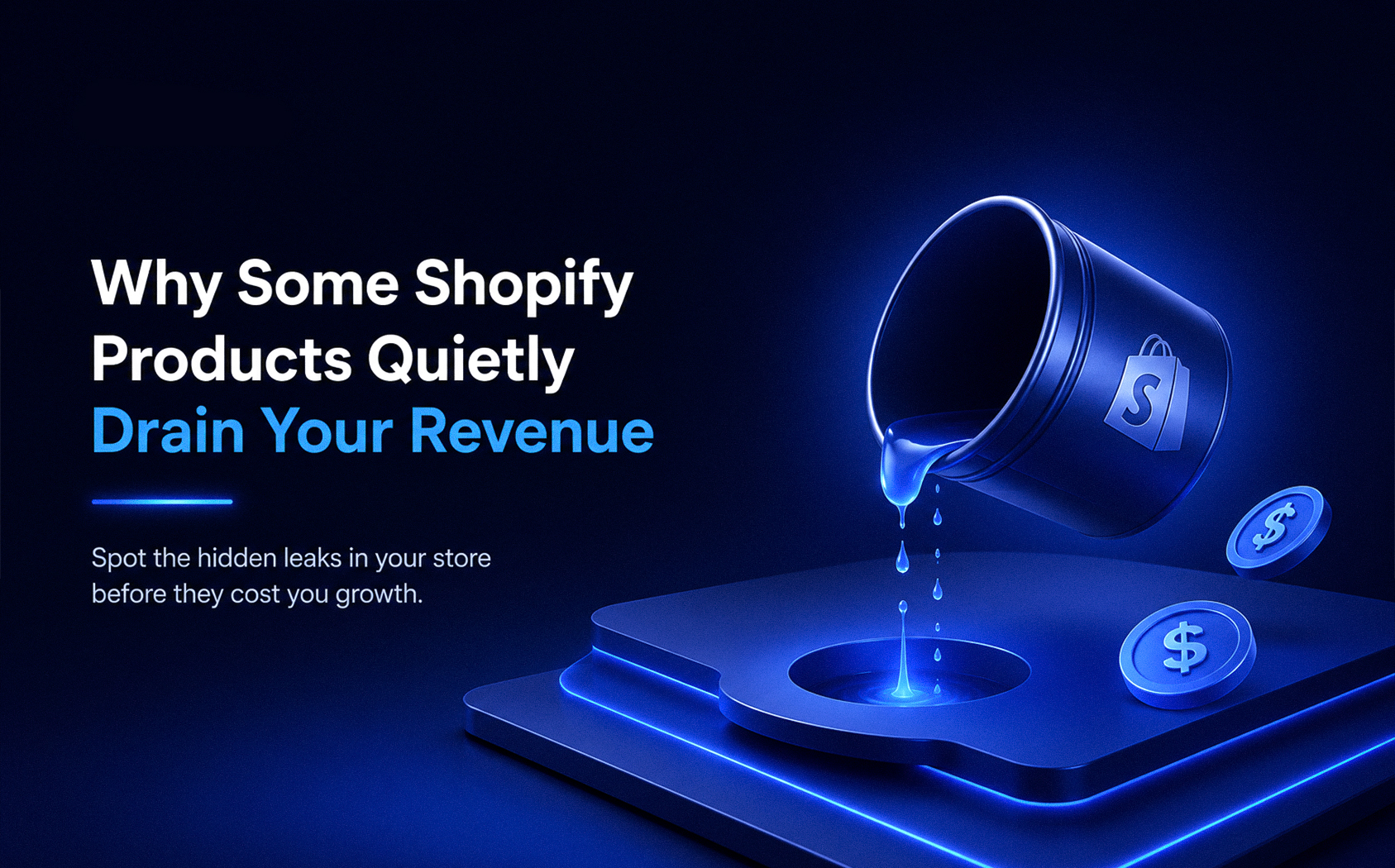 AI dashboard identifying Shopify products that reduce revenue and increase checkout abandonment